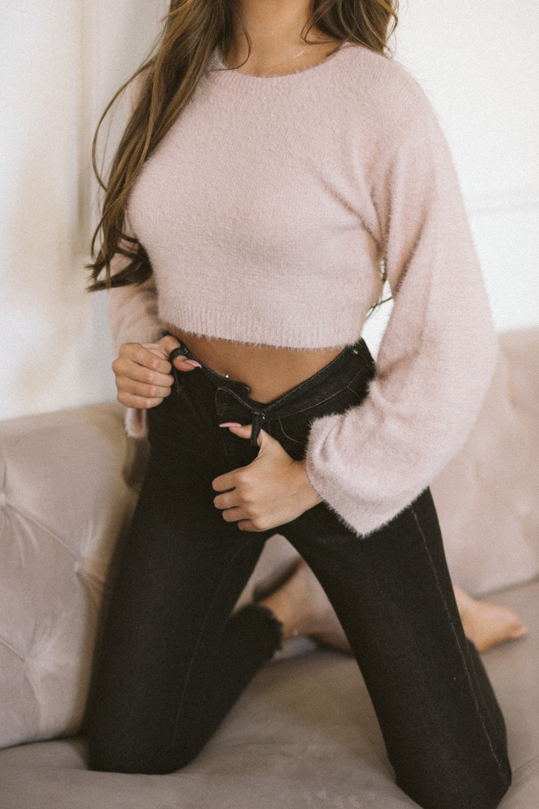 Cozy Nights Angora Sweater Set - WILARE BOUTIQUE Sets – Wilare